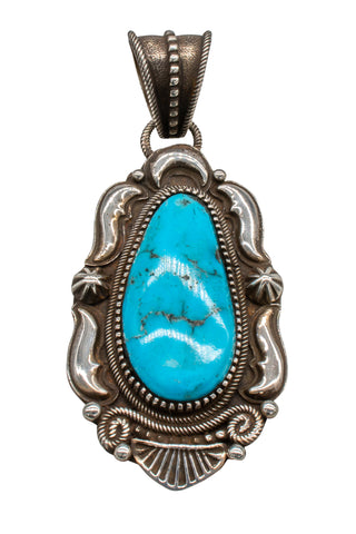 Kingman Turquoise Pendant | Richard Jim