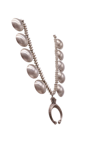 Sterling Silver Squash Blossom Necklace | Matthew Charley
