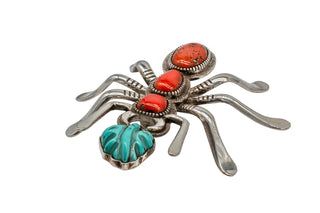 Coral & Kingman Turquoise Ant Pendant | Peter & Dinah Gasper