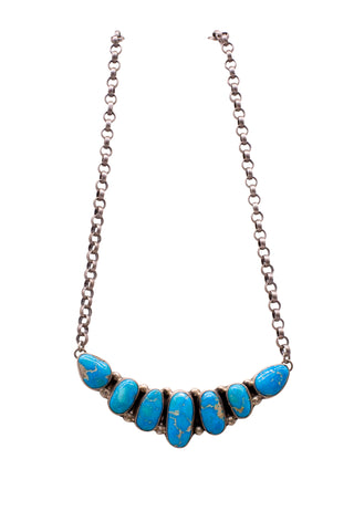 Kingman Turquoise Necklace | Randall & Etta Endito