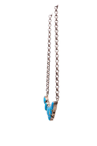Kingman Turquoise Necklace | Randall & Etta Endito