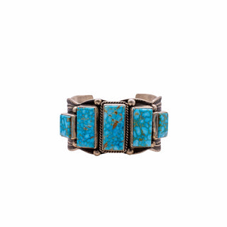 Pilot Mountain Turquoise Cuff | Guy Hoskie