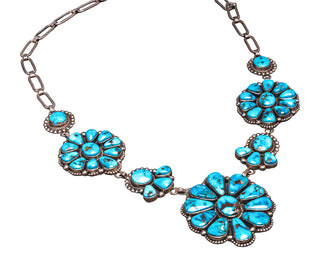 Kingman Turquoise Lariat Necklace | Enditto