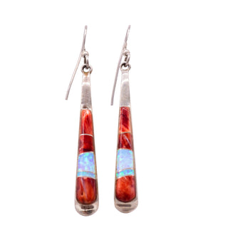 Spiny Oyster Shell & Opal Inlay Earrings | Chavez