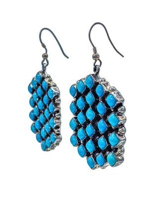 Sleeping Beauty Turquoise Cluster Earrings | D. Ashley