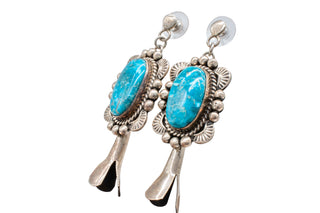 Kingman Turquoise Earrings | Artisan Handmade