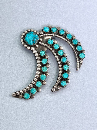 Turquoise Meteor Pin | Artisan Handmade