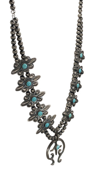 Kingman Turquoise Necklace | Artisan Handmade