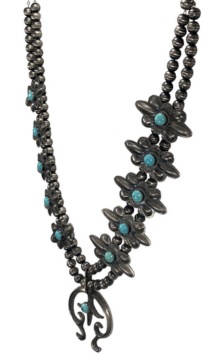 Kingman Turquoise Necklace | Artisan Handmade