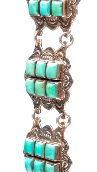 Kingman Turquoise Link Bracelet | Elgin Tom