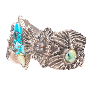 Kingman & Damele Turquoise & Coral Bracelet | Lester James