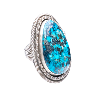 Morenci Turquoise Ring | Calvin Martinez