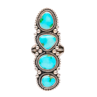 Four-Stone Sonoran Gold Turquoise Ring | Bea Tom