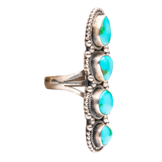 Four-Stone Sonoran Gold Turquoise Ring | Bea Tom