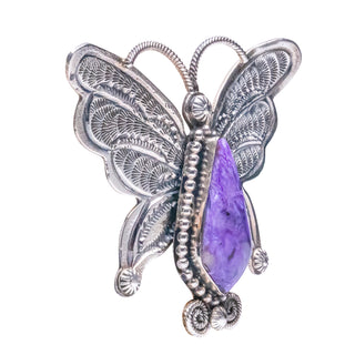 Charoite Butterfly Ring | Hemerson Brown