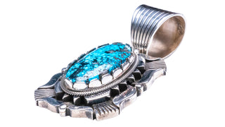 Kingman Turquoise Pendant | Heavy By Hand