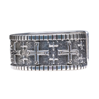 Silver Embellished Bracelet | Aaron Anderson