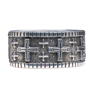 Silver Embellished Bracelet | Aaron Anderson
