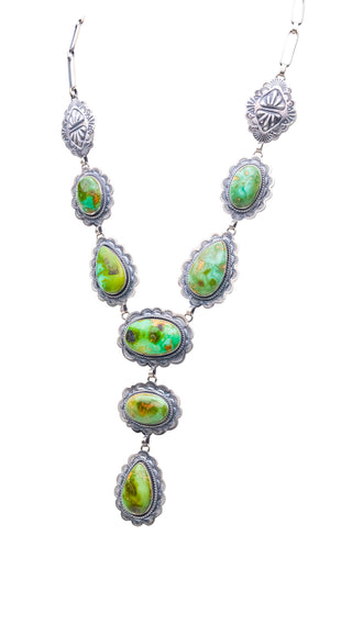 Royston Turquoise Lariat Necklace | Mary Ellen