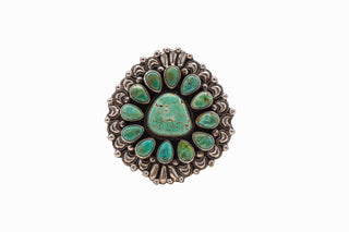 Sonoran Gold Turquoise Ring | Artisan Handmade