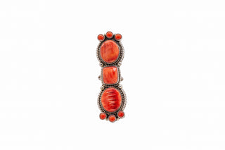 Spiny oyster & Coral Ring | S. Skeets