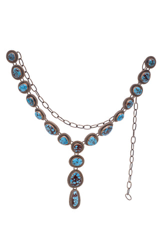 Persian Turquoise Lariat Necklace | E. Wylie