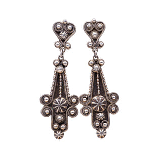Sculpted Sterling Silver Earrings | Geneva J. Apachito