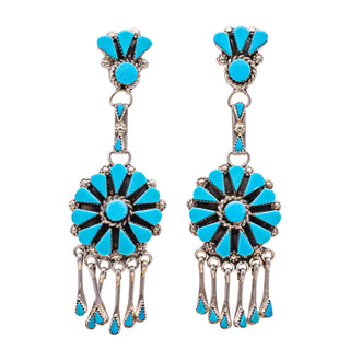 Sleeping Beauty Turquoise Earrings | Marlinda Chavez