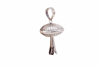 Sterling Silver Squash Blossom Pendant | Artisan Handmade