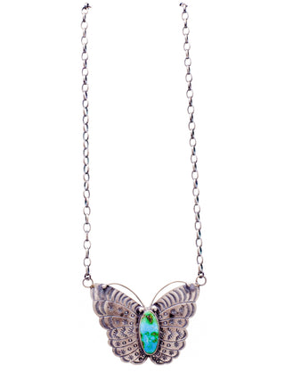 Royston  Turquoise Butterfly Necklace | B. Johnson