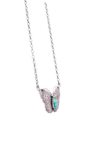 Royston  Turquoise Butterfly Necklace | B. Johnson